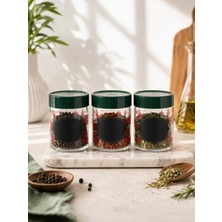M'art Home 3 Lü Yasemin Cam Baharatlık 300 Ml.