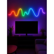 Led Level Piksel Neon Kayar LED 3 mt Sese Duyarli 358 Animasyonlu Kumandali (Led+Kumanda+Trafo) Tak Çaliştir