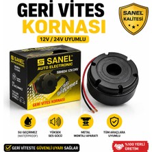 Sanel Geri Vites Kornası 12V / 24V Su Geçirmez Yüksek Sesli Evrensel Uyum