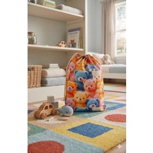 Malinka 5d Pamuklu Sporcu Bebek Anne Kıyafet Piknik Oyuncak Çantası Kuru Islak Kirli Çamaşır ve Mayo Torbası