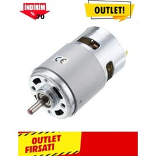 Depolife Rs 775 Dc Motor 14.4V 3000 Rpm Bilyalı Motor Cnc Proje Ödev