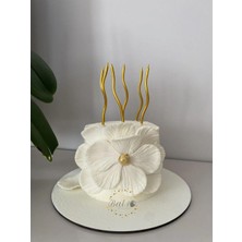 Bal10 Dünyası 6'lı Spiral Şekilli Gold Renk Pasta Mumu