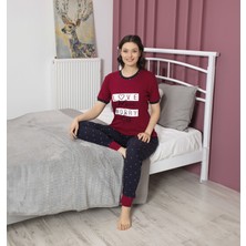 Tekten 4740 Raporlu Bayan Kısa Kollu Pijama Takım