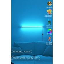 Led Level Kumandalı -Oda Aydınlatma Sistemi Full Rgb - Full Renk - Çok Özellik 50CM