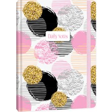 Keskin Color Sert Kapak Ciltli Daily Notes Bubbles A5 80 Yaprak Çizgili Not Defteri 410293-99
