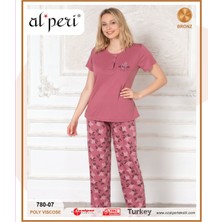 Alperi 780-07 Bayan Kısa Kol Pijama Takımı