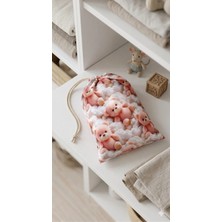 Malinka 5d Pamuklu Sporcu Bebek Anne Kıyafet Piknik Oyuncak Çantası Kuru Islak Kirli Çamaşır ve Mayo Torbası