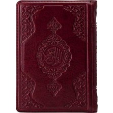 Essah Hafız Boy Kur'an-I Kerim (Bordo, Kılıflı, Mühürlü, 2 Renk)