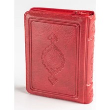 Essah Cep Boy Kur'an-I Kerim (Kırmızı, Kılıflı, Mühürlü)