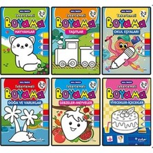 Hayat Store Tekerlemeli Boyama 6 Kitap (Takim)
