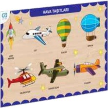 Hayat Store Ahşap Hava Taşıtları Eğitici Set