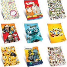 Uninote Çınar A5 Kaye Defter (Dikişli) Karton Kapak Çizgili 80 Yaprak 80/1 11007 (12 Li Paket)