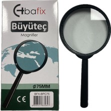 Bafix Büyüteç Plastik Çerçeveli 75 Mm Bfx-Bpc75