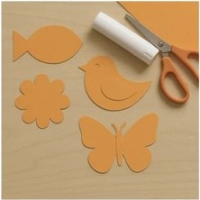 KİKA  Fon Kartonu 10 Adet  50X70 Turuncu