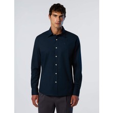 North Sails Regular Fit Uzun Kollu Geniş Yaka Smart/casual Pamuklu Gömlek