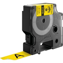 Dymo 18433 Rhino Pro Etiketi Renkli Vinil 19 MMx5,5 Mt Sarı Üzerine Siyah