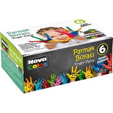 Nova Color Nc-460 Parmak Boyası 12 Li Takım