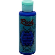 Rich Akrilik Boya Multi Surface 120 Cc Koyu Mavi 120-2198