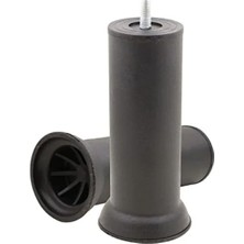 Esranın Dünyası Metal Mobilya Destek Ayağı - M8 Civata, 15 cm (4 Adet)