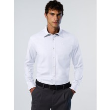North Sails Regular Fit Uzun Kollu Geniş Yaka Smart/casual Pamuklu Gömlek
