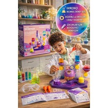 Toyfest Science Can Süper Köpük Laboratuvarı 61 Parça 100+ Deneyli Steam Bilim Seti 8+ Yaş Çocuk Eğitici Kit