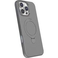 Colezium Iphone 16 Pro Regal Magsafe Standlı Kapak - Titan Gri