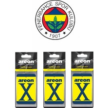 Ck Oto Bakım Dünyası Areon Fenerbahçe Renkleri Vanilla Mia Oto Araç Kokusu Üçlü Set