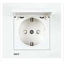 Esranın Dünyası Beyaz Kapaklı Top Priz - Çarpma Karşıtı Tasarım