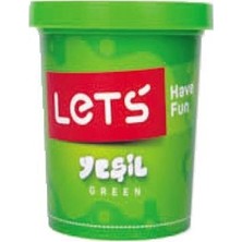  lets tek renk oyun hamuru yeşil 115 gram l8440-4 (24 lü paket)