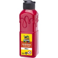 Nova Color Akrilik Boya 250 Gram Kırmızı Nc-3011