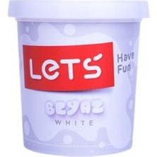 lets tek renk oyun hamuru beyaz 115 gram l8440-5 (24 lü paket)