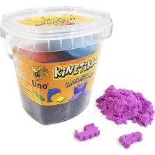 Lino Ln-500Mr Kinetik Kum Kovalı 500 Gram + 3 Adet Kalıp Mor