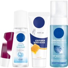 Esranın Dünyası Canlandırıcı Yüz Temizleme Köpüğü, Koruyucu El Kremi ve Dudak Bakım Seti