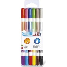 Esranın Dünyası Çift Uçlu Keçeli Boya Kalemi - 6'lı Set