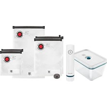 Esranın Dünyası 7 Parçalı Cam Vakumlu Saklama Seti - Fresh & Save