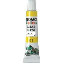  nova color nc-115 guaj boya tüp sarı 12 li (12 adet 1 paket)