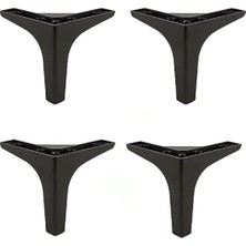 Esranın Dünyası 4 Adet Siyah Sedef Ayak - Mobilya ve Dekorasyon Için Lüks Tasarım