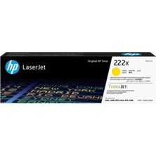  hp 222x yellow sarı 2.500 sayfa kapasiteli toner w2222x