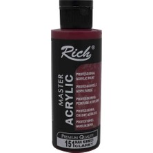 Rich Akrilik Boya Kan Kırmızı 120-151 Profesyonel Kalite 120 Cc Özellikli