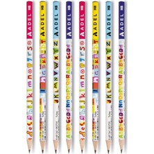 Adel Kurşun Kalem Harfler Pastel 2061 000027 (72 Li Paket)