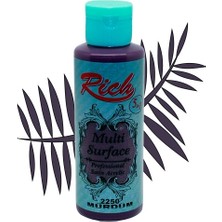 Rich Multi Surface Profesyonel Saten Akrilik Boya 120 Cc Mürdüm 2250