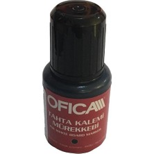 Ofica Fmm-05K Tahta Kalem Mürekkebi 20 Ml Kırmızı (12 Li Kutu)