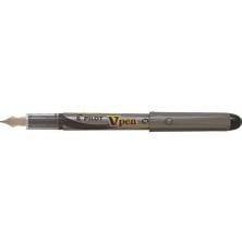 Pilot Vpen Dolma Kalem Silver Siyah Svp-4M-B 12 Li (1 Paket 12 Adet)