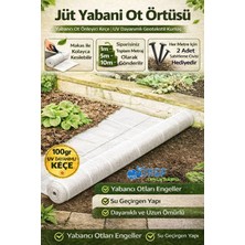 Mgf Plast Mgf Beyaz Peyzaj Uygulama Örtüsü Yabani Ot Sulzer Kumaş + Çivileri Sera Taban Örtüsü Jüt Blueberry Mulch Naylonu