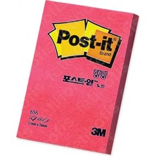  post-ıt yapışkanlı not kağıdı 100 yaprak 51x76mm melon pembe 656 (12 koçan)