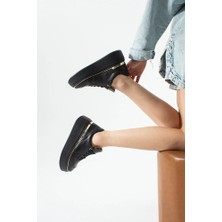 Dericia Shoes Nica Hakiki Deri Kadın Günlük Rahat Sneaker Ayakkabı