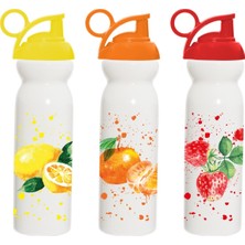  herevin matara (suluk) desenli pp portakal çilek-limon 680 cc 161804-011