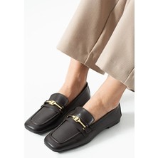 Dericia Shoes Nova Hakiki Deri Günlük Rahat Kadın Loafer Ayakkabı