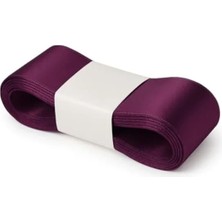 Esranın Dünyası 4 cm Genişliğinde Mor Saten Kurdela - 10 Metre