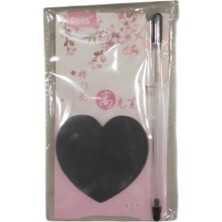  munis yapışkanlı not kağıdı kalemli siyah kalp 95233